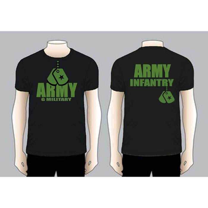 ARMY INFANTRY T-shirt, Black Dri Fit