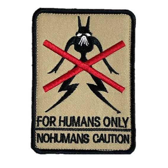 For Human Only Rec Velcro Patch