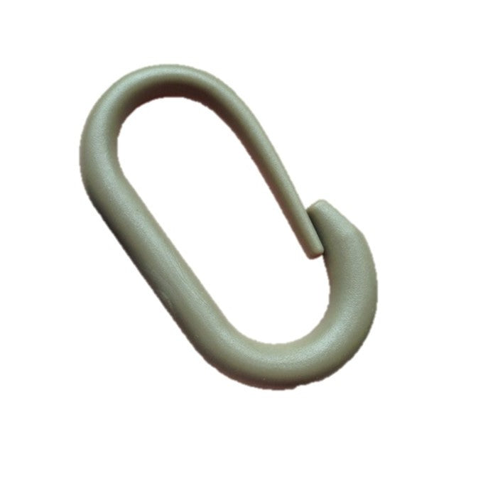 Plastic U-shaped buckle , Olive Green.