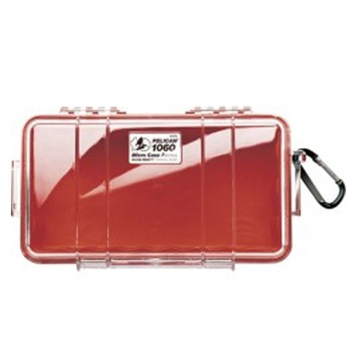 PELICAN CLEAR COVER 1060 MICRO CASE , Red