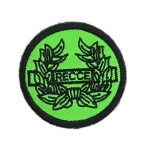 RECCE - Lime Green on Black