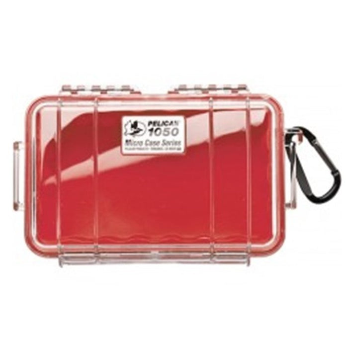 PELICAN CLEAR COVER 1050 MICRO CASE , Red