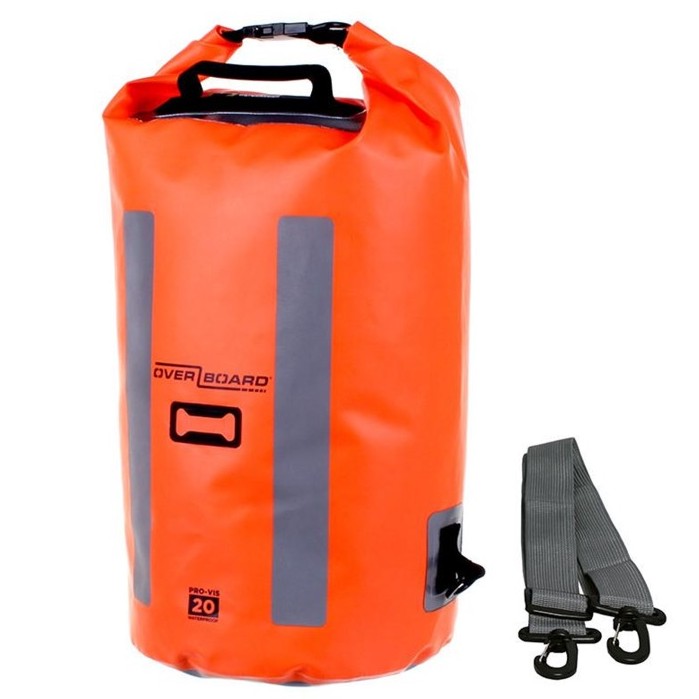 Pro-Vis Waterproof Dry Tube - 20 Litre , High-Vis Orange.