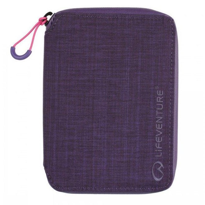 LifeVenture RFiD Mini Travel Wallet , Purple