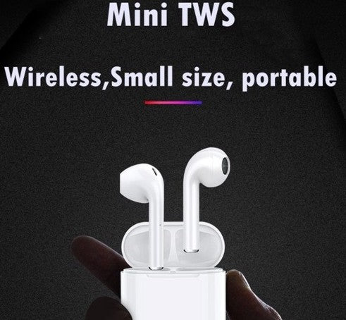 High Quality Stereo Earbuds Headsets Mini TWS True Wireless Earphones With Base Box
