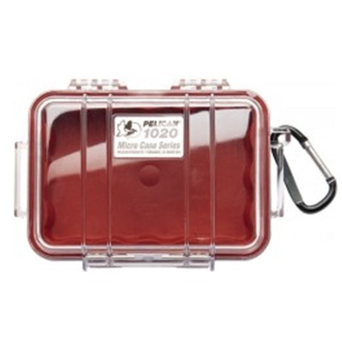 PELICAN CLEAR COVER 1020 MICRO CASE , Red