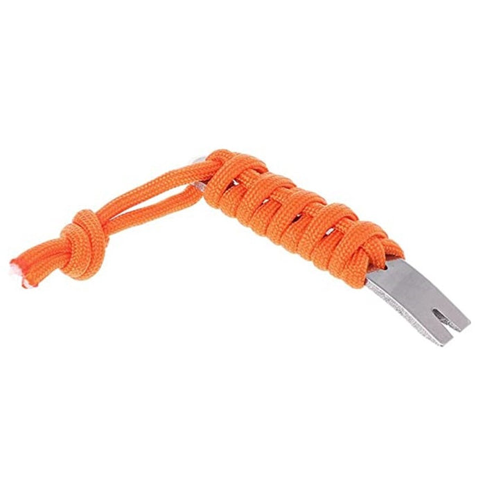 Paracord Scraper Opener Winder Staple Mini EDC Tool , Orange