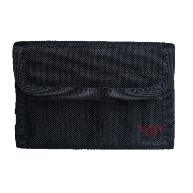 Yakeda outdoor nylon waterproof military tactical purse men's wallet , BLACK