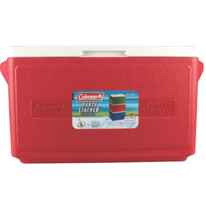 48 Can Party Stacker™ Cooler , Red