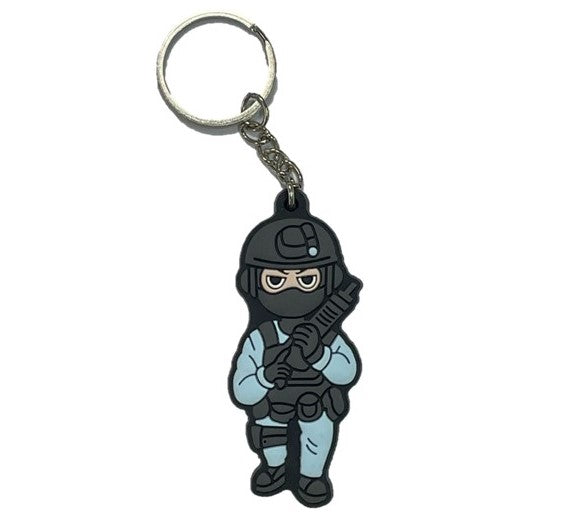 SPF Special Force Rubber Keychain