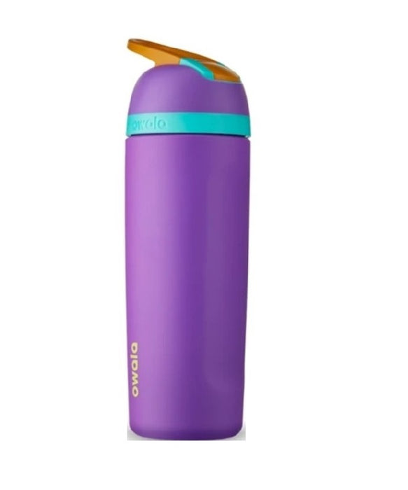 Owala FreeSip Water Bottle Stainless Steel, 24 Oz., Hint of Grape Purple 