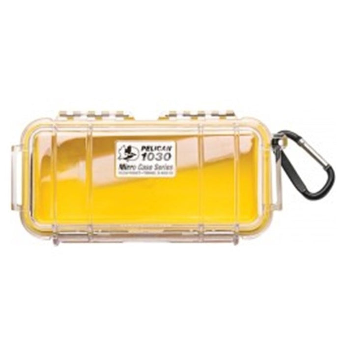 PELICAN 1030 CLEAR COVER MICRO CASE , Yellow