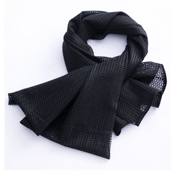 Camouflage scarf , Black