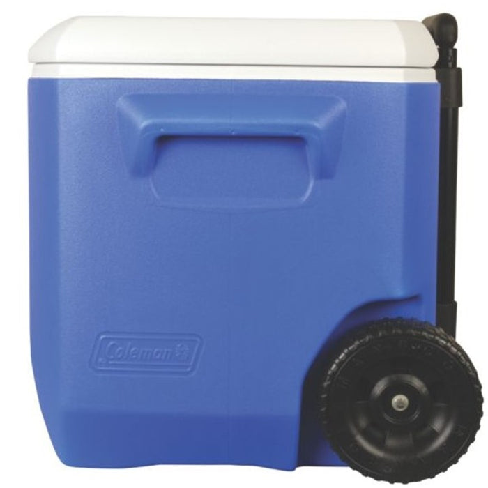 60 Quart Performance Wheeled Cooler , Blue