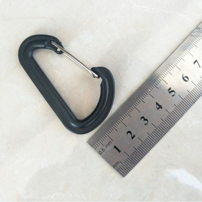 Outdoor camping multi-function keychain D-shaped