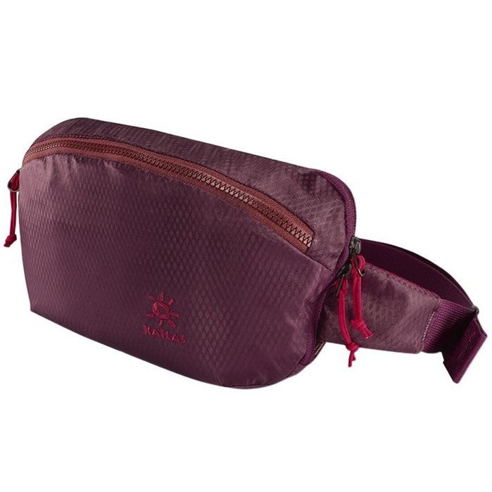 Fishes Multi-functional Waist Bag , Wine Purple