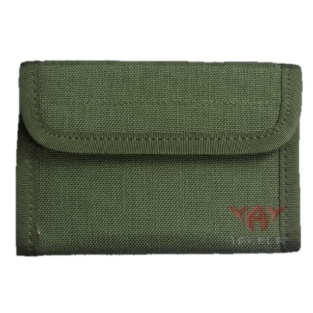 Yakeda outdoor nylon waterproof military tactical purse men's wallet , GREEN