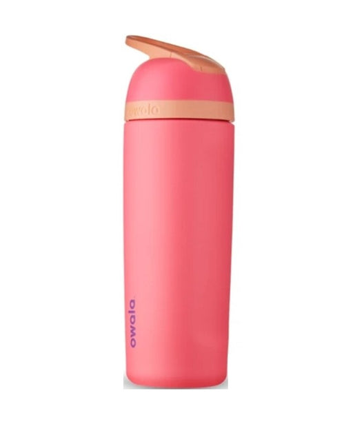 Owala Flip 25 oz Tritan Water Bottle Pink Hyper Flamingo with Carry