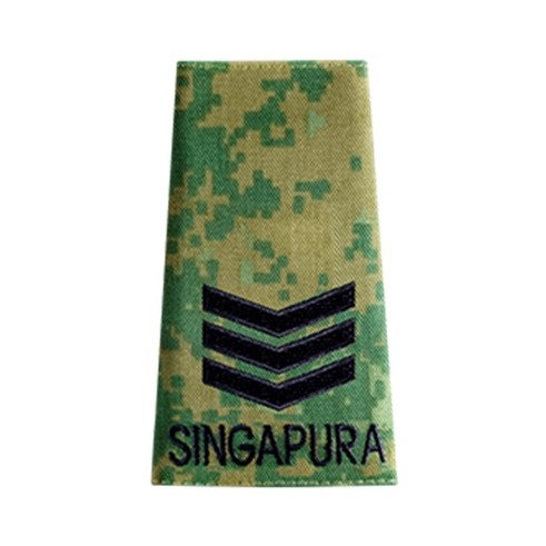 3RD SERGEANT, 3SG Army No.4 Rank