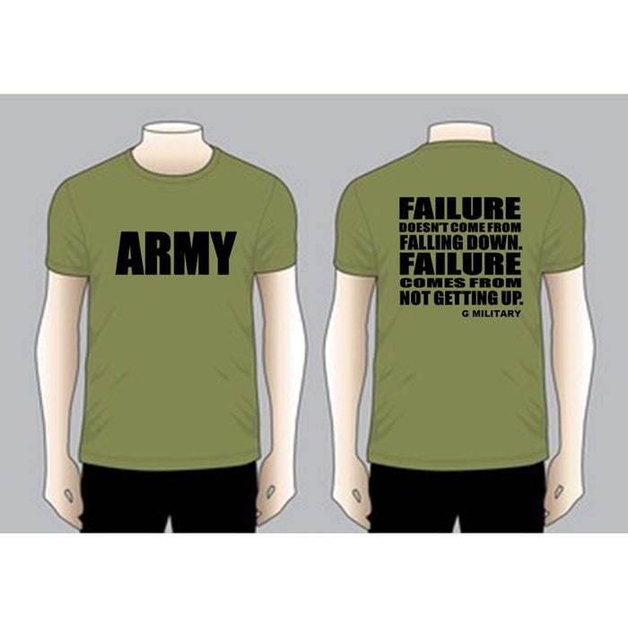 FAILURE T-shirt, Olive Green Dri Fit