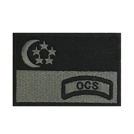 Singapore Flag OCS - BLACK - GREY