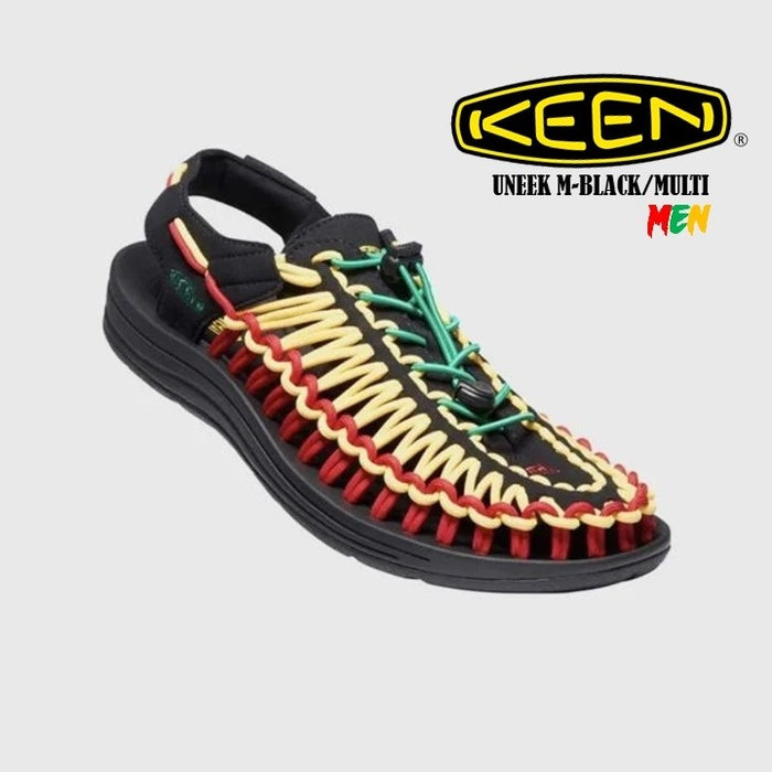 KEEN UNEEK Men's Black/Multi Sandals