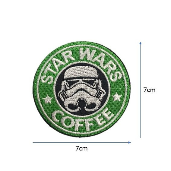 Starwars COFFEE embroidery badge