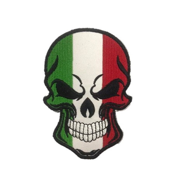 ITALY Skull Embroidery Patch
