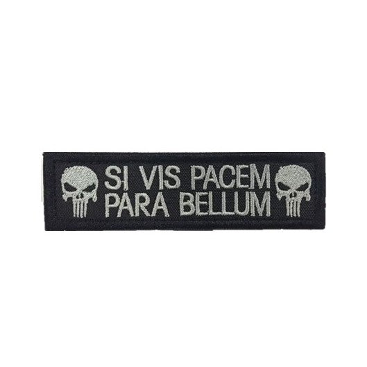 Para Bellum Punisher Embroidery Patch Black
