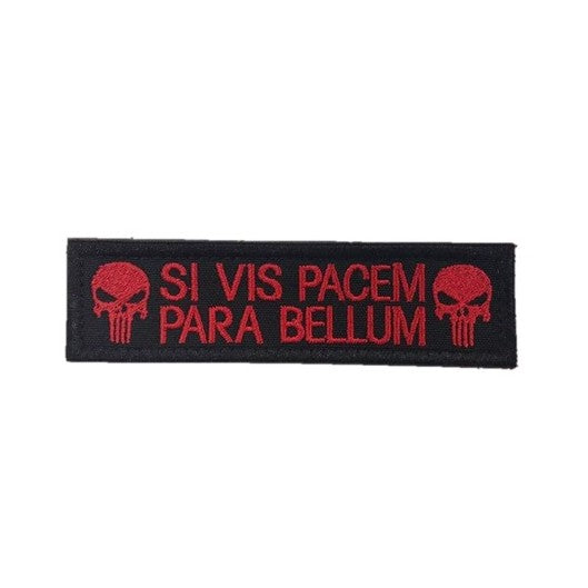 Para Bellum Punisher Embroidery Patch Red
