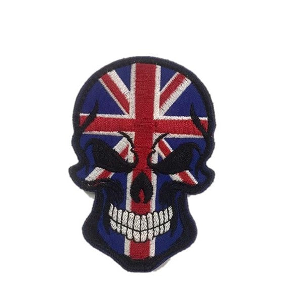 Australia Skull Embroidery Patch
