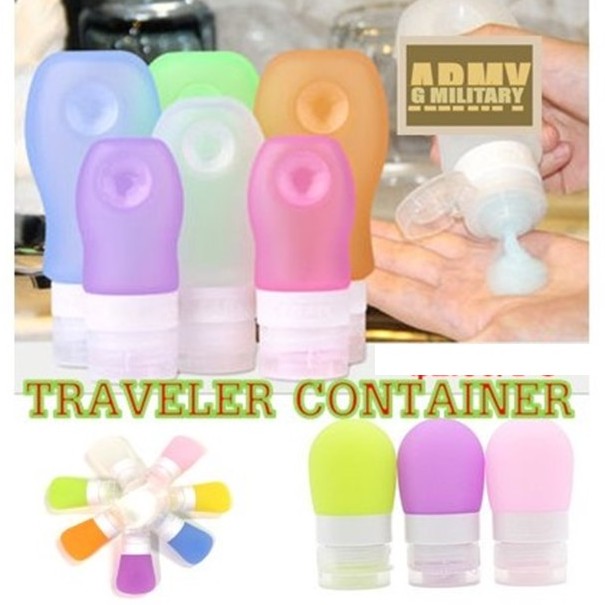 Traveler Tube with Suction, Travel container