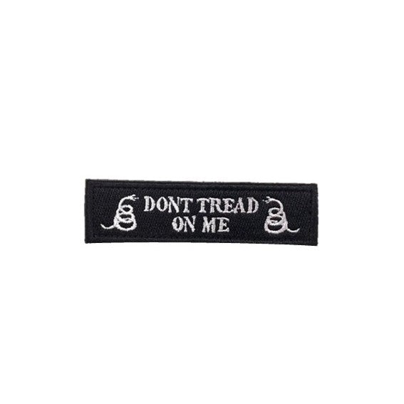 Don’t Tread on me Embroidery Patch Black