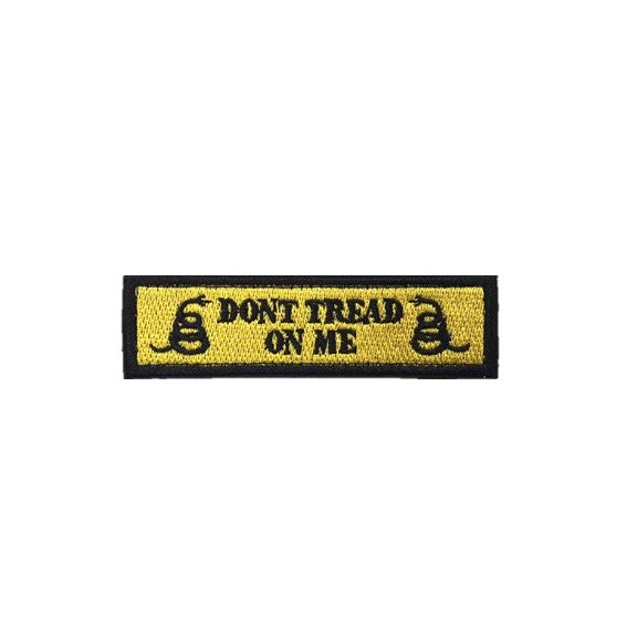 Don’t Tread on me Embroidery Patch Yellow — G MILITARY