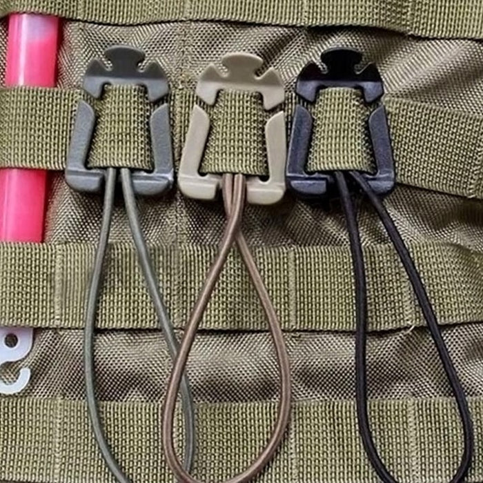 Molle Webbing Tactical Cord Clips Buckle