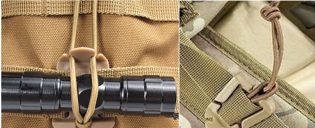 Molle Webbing Tactical Cord Clips Buckle