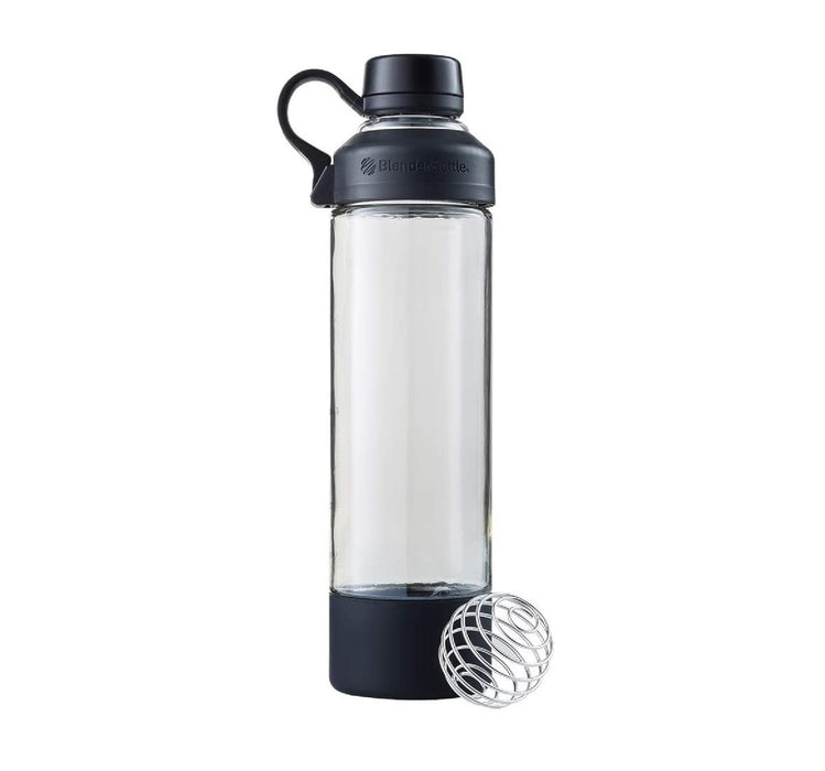 BlenderBottle Mantra Glass Shaker Bottle  - 20-oz. - Black