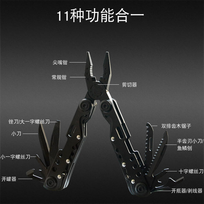 Black 11-in-1 Multi Tool Plier