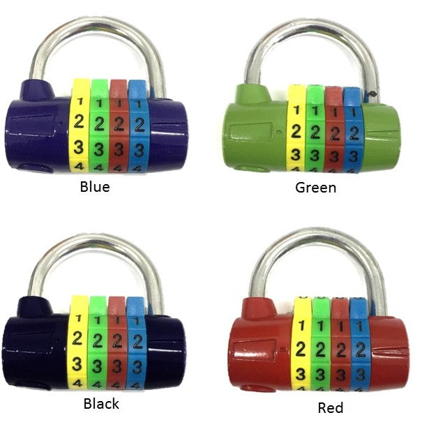 All-nice 4 Digit Combination Lock Security Padlock