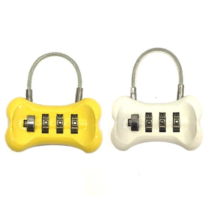 Reset Nice Bone Digit Dial Combination Code Number Lock Padlock