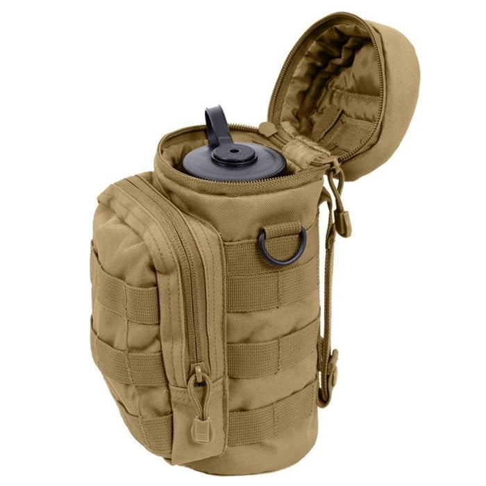 Tactical MOLLE Compatible Water Bottle Pouch, Khaki