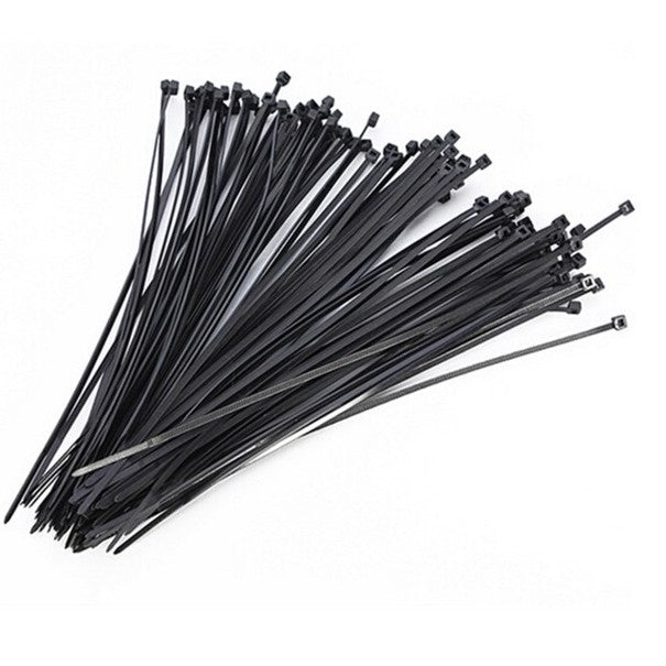 Cable Tied, Black, 100pcs per pack