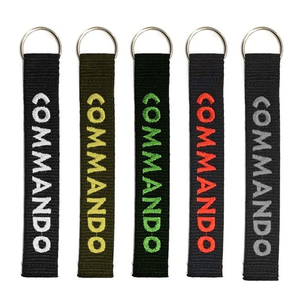 COMMANDO Keychain Tags, Embroidery Tag