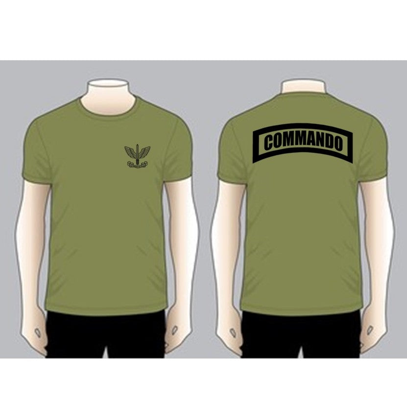 COMMANDO Olive Green Unit T-shirt — G MILITARY