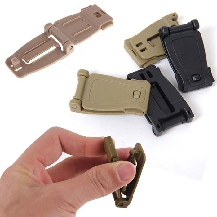 26mm Army Green MOLLE Clip Webbing Strap Buckle Connector Join Rucksack Bag
