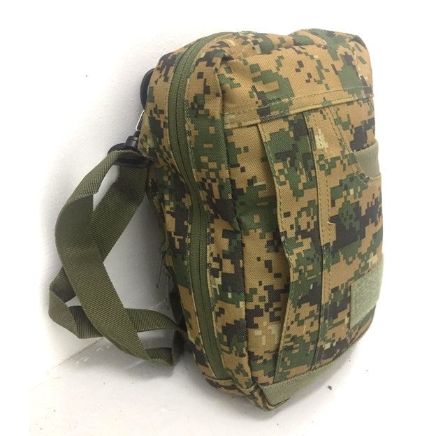 Military Dura Sling Bag. Pixel Green