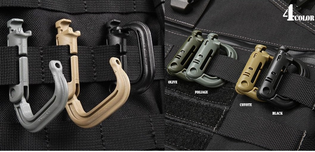 D Biner, Tactical Military Molle Clip