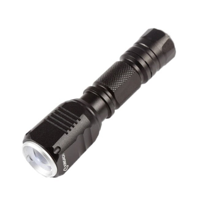Mini Zoom Flash Light KS-118, Black
