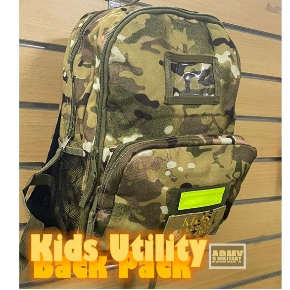 Kids Warrior Of The Land MOLLE Backpack Desert Camo