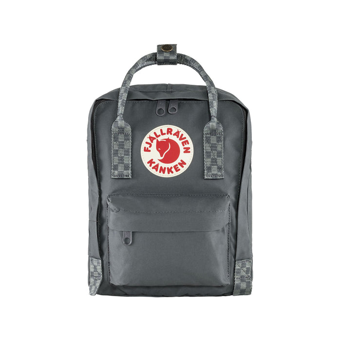 fjallraven kanken mini backpack frost green chess pattern KÅNKEN MINI SUPER GREY-CHESS PATTERN — G MILITARY